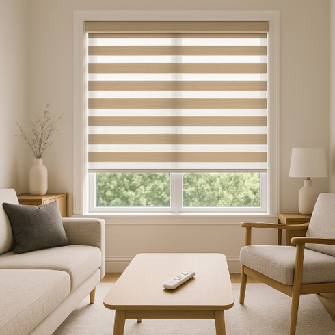 Upgrade with Motorized Blinds